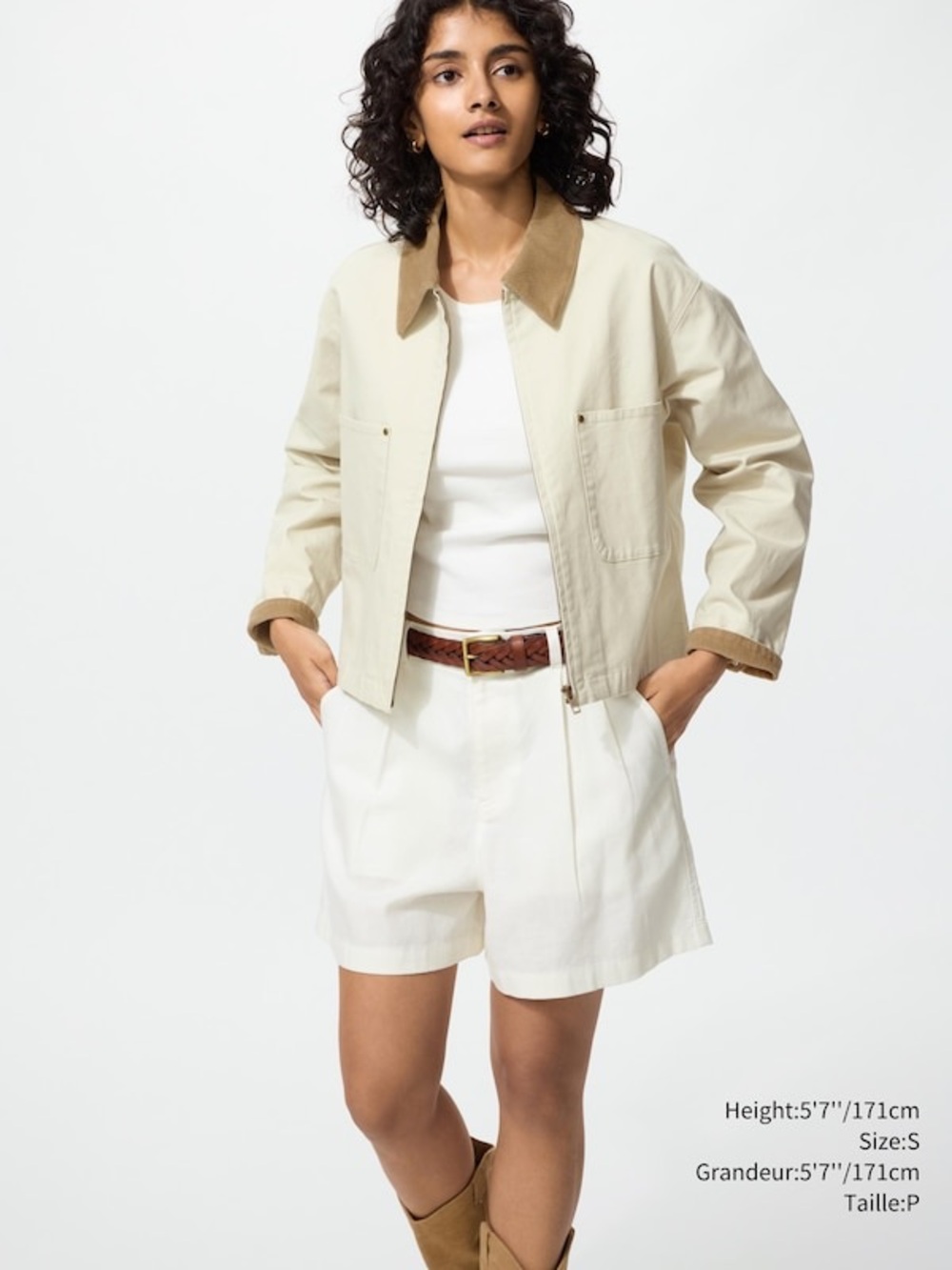 Uniqlo - Zip-Up Short Jacket
